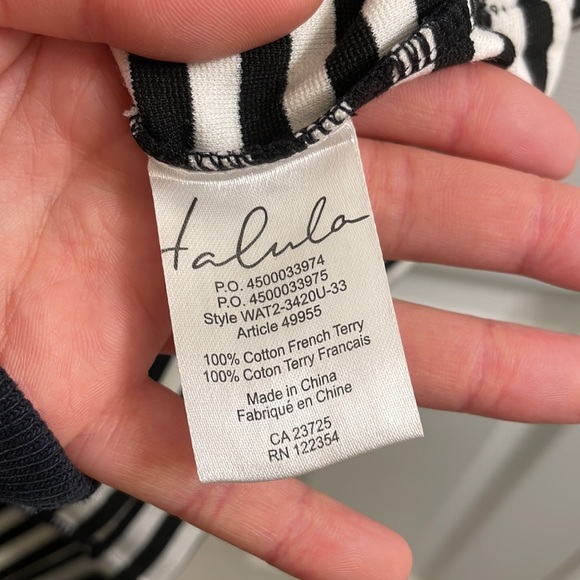 Talula fitted striped bodycon dress size small - Picture 3 of 5